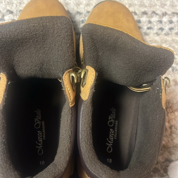 Marco Vitale Collezione Men’s Lace Up Boots Size 10 Like New - Picture 9 of 11